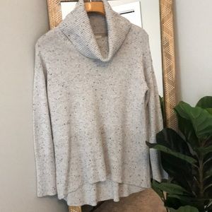Lou & Grey Grey Cowl Neck Sweater